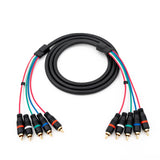 6ft 5x RCA Male-to-Male Cable