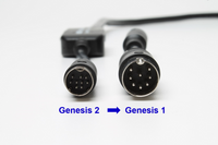 Model 2 to Model 1 Genesis A/V Port Adapter